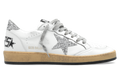 Golden Goose Ball Star Nappa White Silver (Women's)