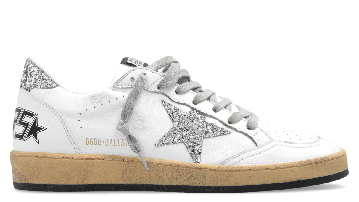Golden Goose Ball Star Nappa White Silver (Women's)