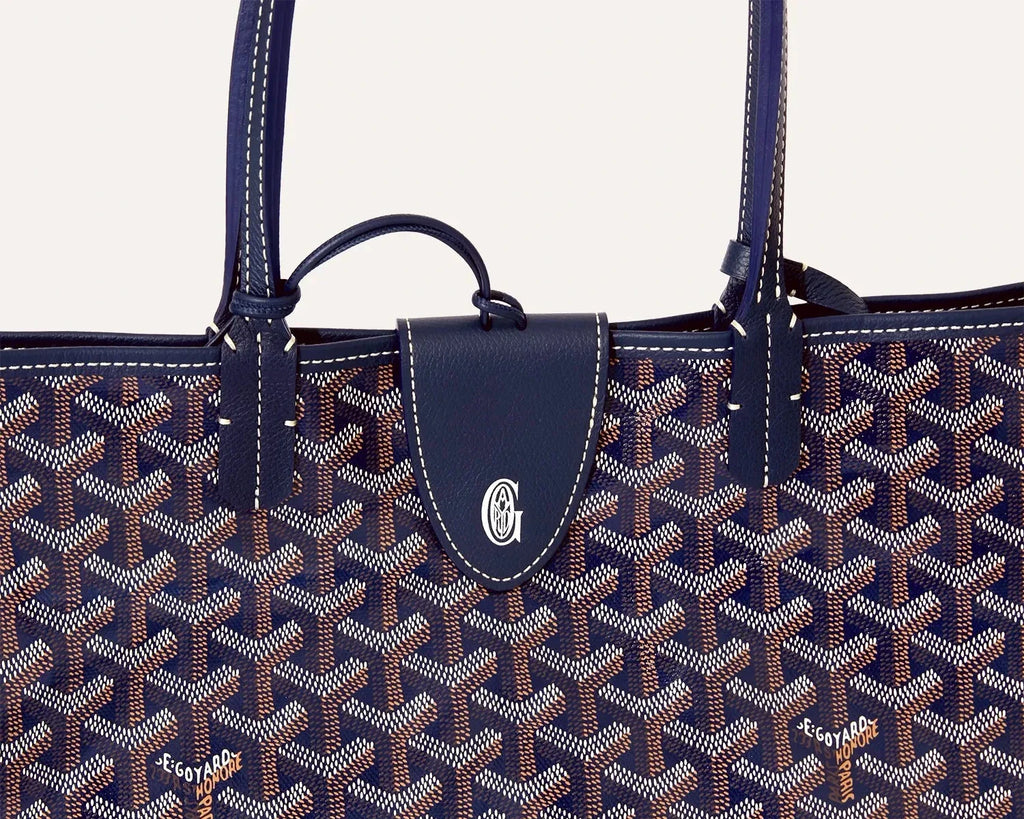 Goyard Saint Louis Tote PM Navy Blue
