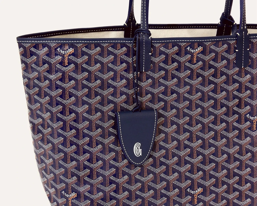 Goyard Saint Louis Tote PM Navy Blue